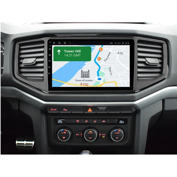 Volkswagen Amarok Araç Multimedya Android Ekran Carplay Double Teyp 4+64 9" 16-20 Black BLUEWAY - 5
