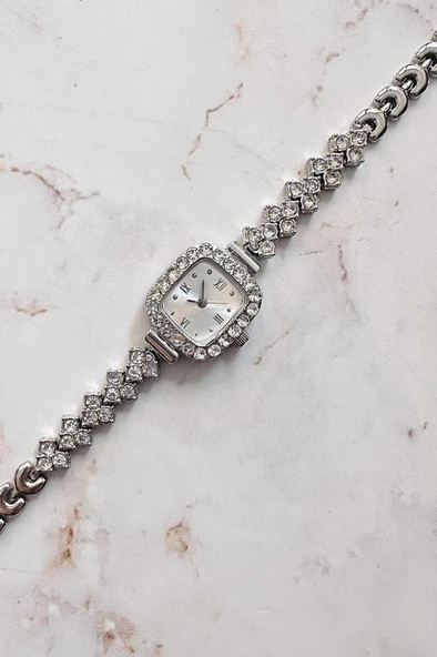 Oceanus Gümüş Taşlı Kadın Kol Saati - 4