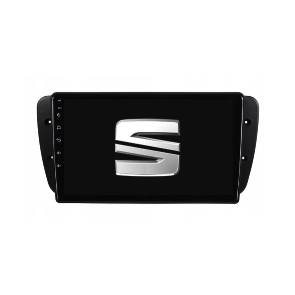 Seat Ibiza Araç Multimedya Android Ekran Carplay Navigasyon Double Teyp 4+64 9" 09-15 Black BLUEWAY