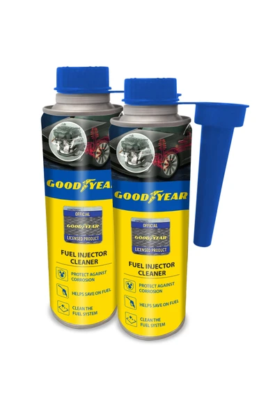 Goodyear Benzin Enjektör Temizleyici Yakıt Katkı Seti 300 Ml (2 Adet)