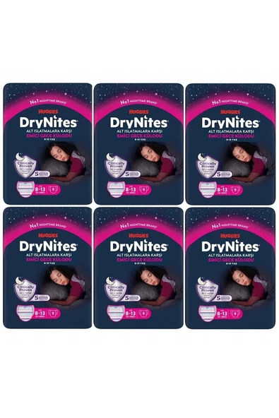 Huggies Drynites Gece Külodu Kız 8-13 Yaş 9'Lu - 4