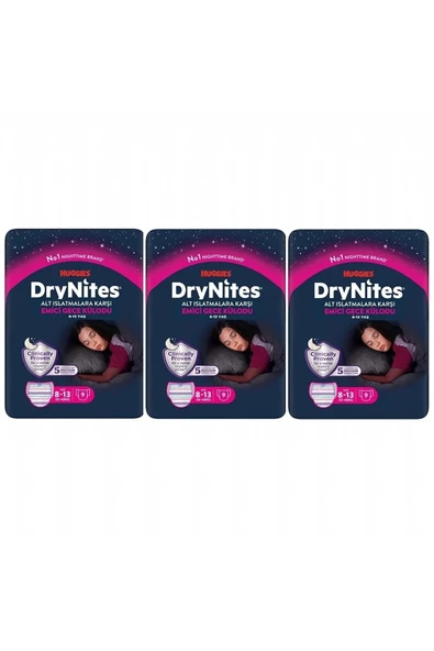 Huggies Drynites Gece Külodu Kız 8-13 Yaş 9'Lu - 2
