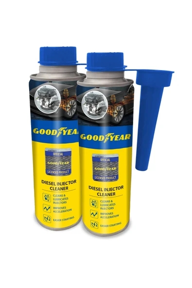 Goodyear Dizel Enjektör Temizleyici Yakıt Katkı Seti 300 Ml (2 Adet)