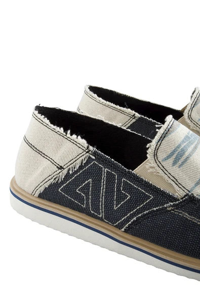 1216 Linen Espadril Keten Erkek Ayakkabı Lacivert - 4