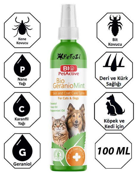 Kedi ve Köpekler İçin Deri- Tüy Bakım Ürünü 100 ML