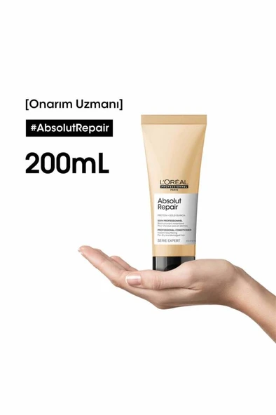 Loreal Professionnel Serie Expert Absolut Repair Onarıcı Saç Bakım Kremi 200 ml - Resim 2