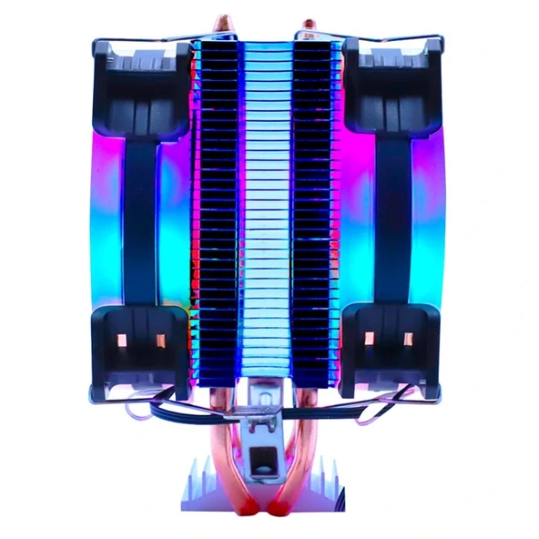 Gametech Freezer HD 2.0 AMD / INTEL Rainbow CPU Soğutucu 95 W TDP - Resim 7