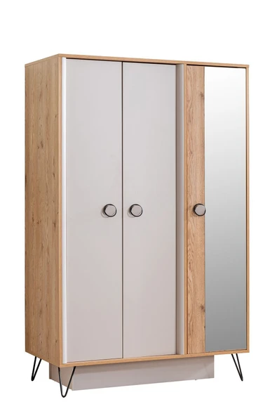 Dolunay Genç Odası - 3 Kapılı Dolap, Karyola, Komodin, Şifonyer, Masa - 2