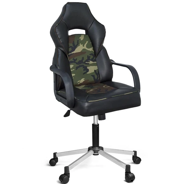 Türksit İnka Yönetici ve Oyuncu Koltuğu Metalik Gri Boyalı Ayak Karacı