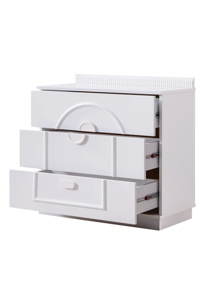 Dolunay Çocuk Odası Takımı, Dolunay 4 Kapaklı Dolap, Star Büyüyen Beşik, Şifonyer, Kitaplık - 6