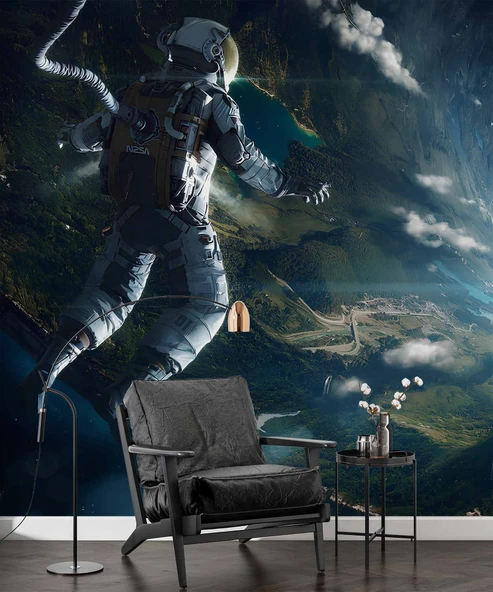 Astranot ve Uzaydaki Karadelik temalı Duvar Kağıdı - Resim 6