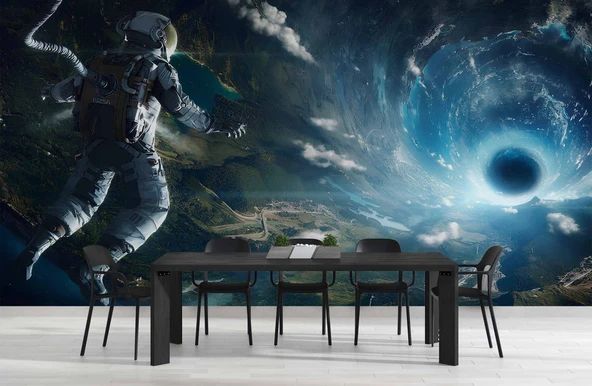 Astranot ve Uzaydaki Karadelik temalı Duvar Kağıdı - Resim 5