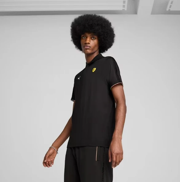 Puma Ferrari Race Cloudspun Polo Erkek Tişört 63018501