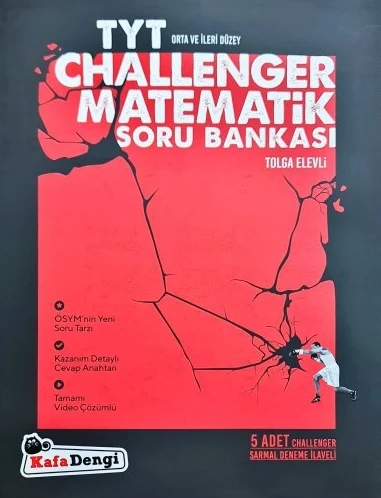 TYT Challenger Matematik Soru Bankası (Tümü Video Çözümlü)