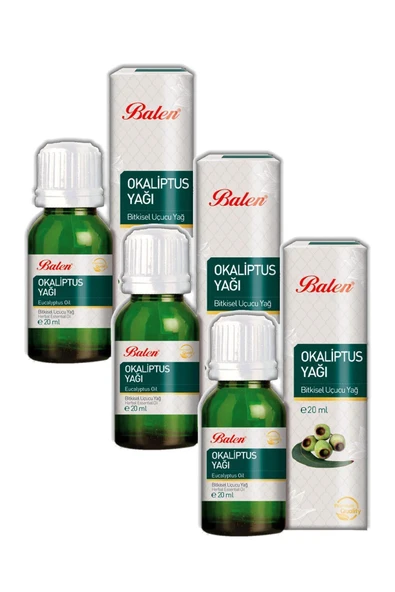 Balen Okaliptüs Yağı 20 ml 3 Adet