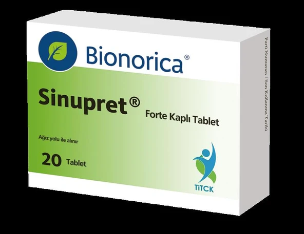 Bionorica Sinupret Extract Kaplı 20 Tablet