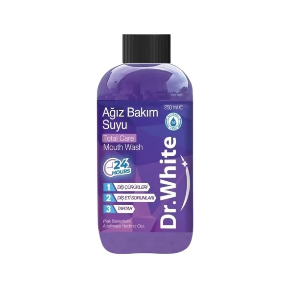 Dr. White Total Care Ağız Bakım Suyu 250 ml ürün görseli