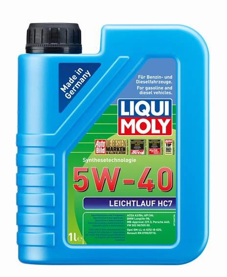 Liqui Moly Leichtlauf HC7 5W-40 Motor Yağı 1Lt