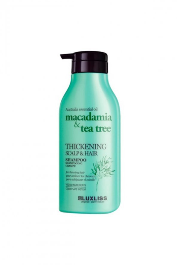 Luxliss Thickening Macadamia Tea Tree Şampuan