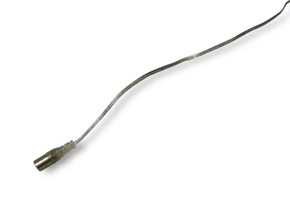 DC Dişi soketli konnektör fişi şeffaf güç uzatma kablosu evrensel adaptör 1.5m DC 5.5mm x 2.1mm - 3
