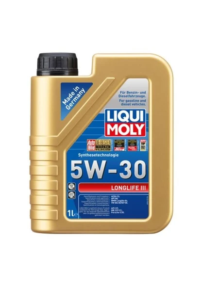 Liqui Moly Longlife III 5W-30 Motor Yağı 1Lt