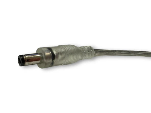 DC Eril soketli konnektör fişi şeffaf güç uzatma kablosu evrensel adaptör 20cm DC 5.5mm x 2.1mm - 6