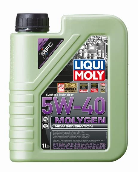 Liqui Moly Molygen New Generation 5W-40 Motor Yağı 1Lt