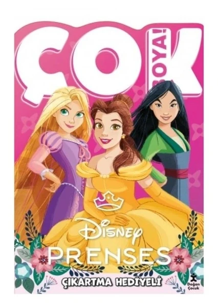 DISNEY PRENSES ÇOK BOYA ÇIKARTMALI