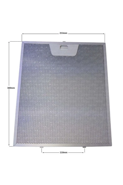 Alanya Yedek Parça Davlumbaz Emiş Filtresi 300 x 253 mm 11013941 B6