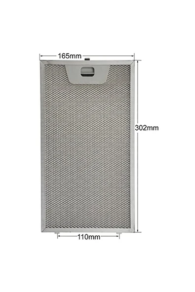 Alanya Yedek Parça 302 x 165 mm davlumbaz filtresi  11004960     F11