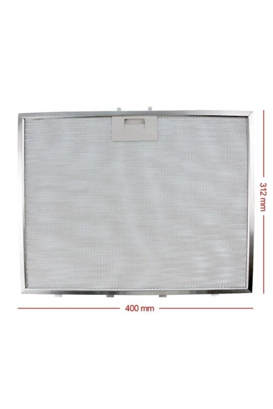 Alanya Yedek Parça Davlumbaz Filtresi 40x31.2 cm Yağ Filtresi 400x312 mm Aspiratör Yağ Filtresi E13