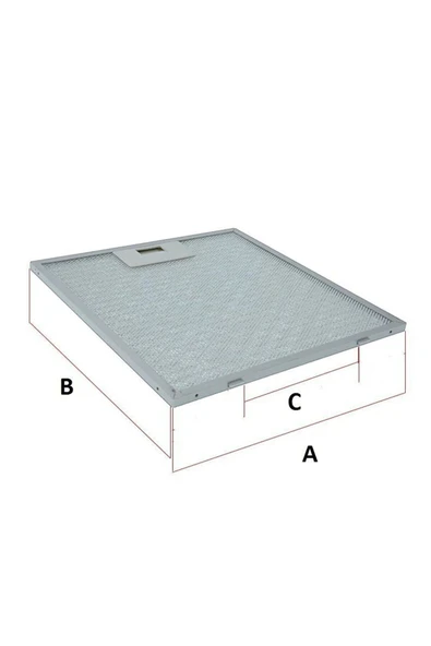 HGNM E Trading  2 Adet 310×230 mm Davlumbaz Metal Filtre 31×23 Cm Davlumbaz Yağ Filtresi Aspiratör 23×31 CM A2