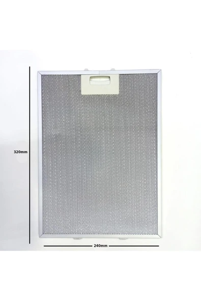 Alanya Yedek Parça 240x320mm Davlumbaz Yağ Filtresi