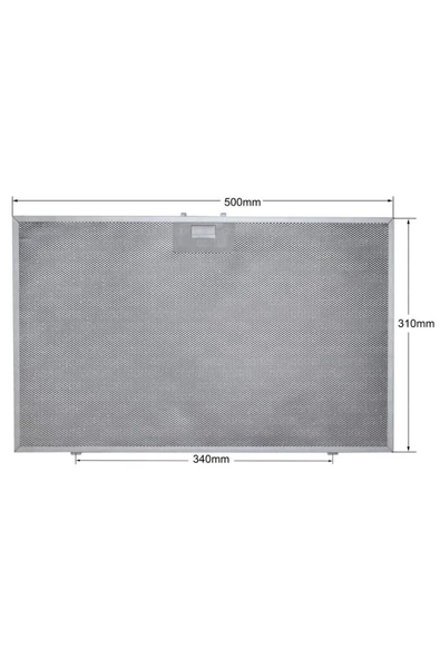 Alanya Yedek Parça 508 x 159 mm Davlumbaz Filtresi 4055344149
