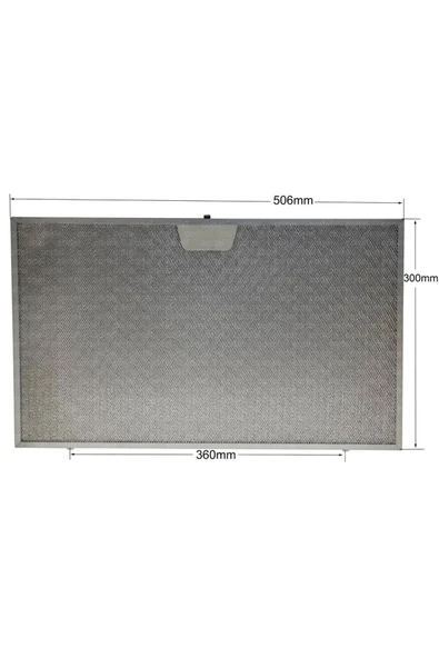 Alanya Yedek Parça Davlumbaz Filtresi 506x300 Mm Yağ Filtresi Mutfak Aspiratörü Havalandırma 506x300 Mm