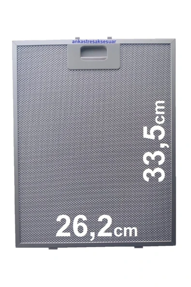 Alanya 262x335 cm Davlumbaz Yağ Filtresi Davlumbaz Mutfak Yağ Filtresi Havalandırma Mutfak Alüminyum A15
