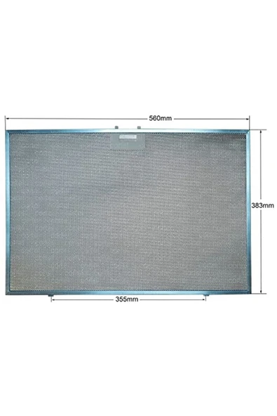 Alanya Yedek Parça 9178011218 Davlumbaz Aspiratör Filtresi 565x380 mm Hotpoint, Ariston, Indesit K1