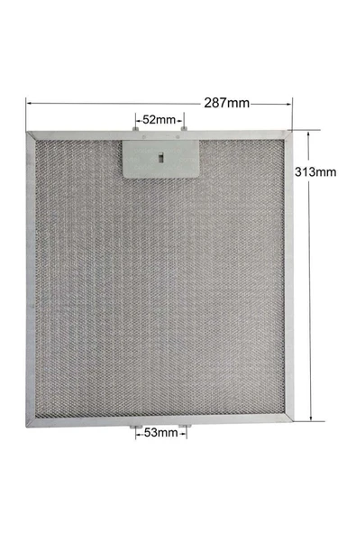 Alanya Yedek Parça 313x286 mm Davlumbaz Metal Yağ Filtresi  00672373  M7