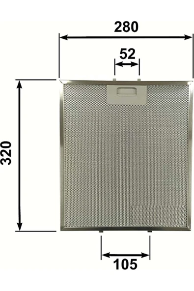 HGNM E Trading  2 adet 40472618, 280x320, Teka DE-60.2 BLANCO VR.02, DE-70.2, DE-90.2, DE60.2 INOX  Yağ Filtresi K8