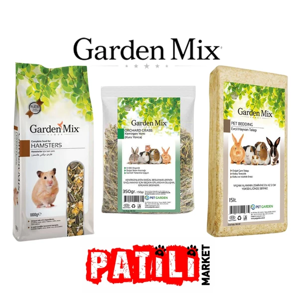 Gardenmix Hamster Seti Yem+ Yonca+Talaş