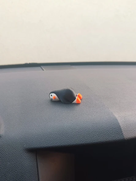 Sevimli Uykucu Penguen Torpido süsü Aksesuarı Dikiz Ayna Süsü - 6