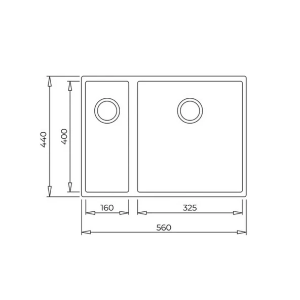Teka Square 560 TG Bright Cream - 3