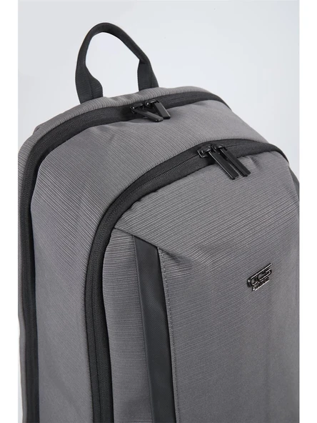 Ççs 51442 Laptop Bölmeli Gri Sırt Çantası - 3