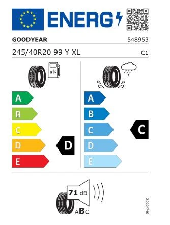 Goodyear 245/40 R20 99Y Excellence *RSC XL ROF FP Oto Yaz Lastiği (Üretim: 2023) - 4
