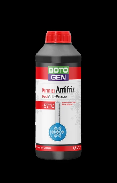 Botogen Antifriz Kırmızı -57 C  1,5 Litre