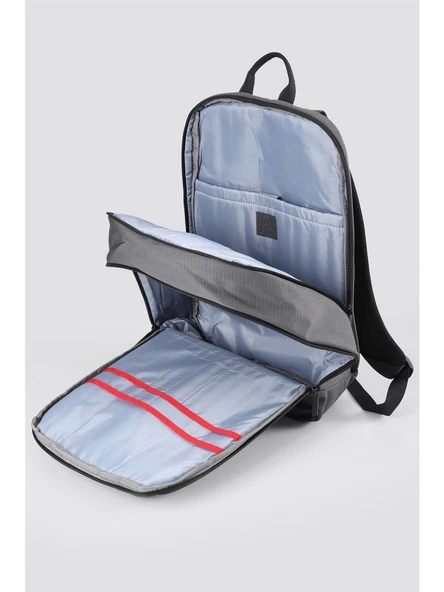 Ççs 51442 Laptop Bölmeli Gri Sırt Çantası - 5