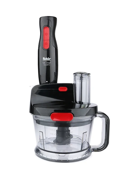 Fakir Mr Chef Quadro 1000 W Mikser & Blender Seti Siyah - Resim 2