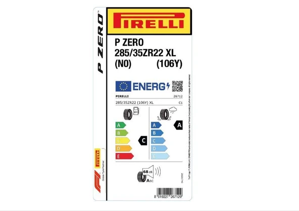 Pirelli 285/35 ZR22 106Y XL P Zero N0 Oto Yaz Lastiği (Üretim: 2024) - Resim 2