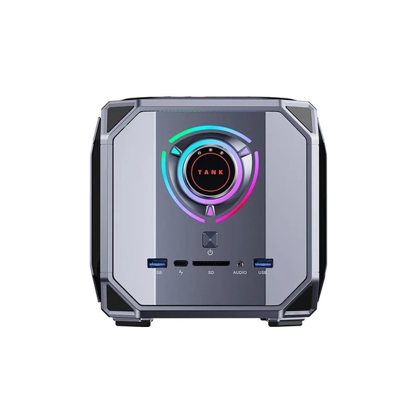 Game Garaj Tank 7T12-4060 C3 Intel Core i7 12700H 64GB RAM 2TB SSD RTX4060 FreeDOS Gaming Mini PC - 2
