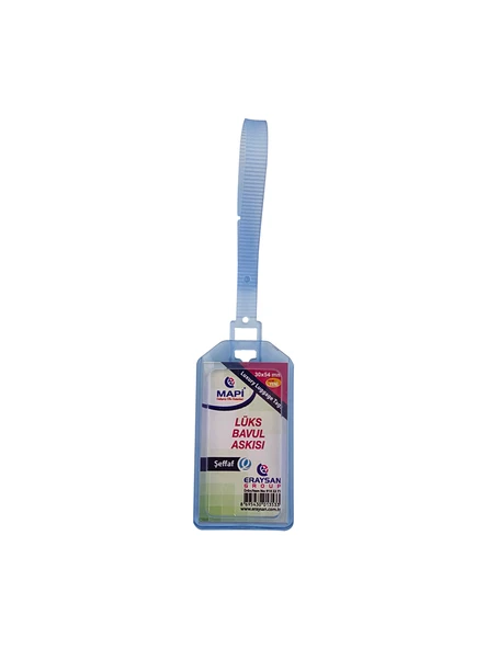 MAPİ LÜKS BAVUL ASKISI (PLASTİK) 35X54 ŞEFFAF TEKLİ - 2